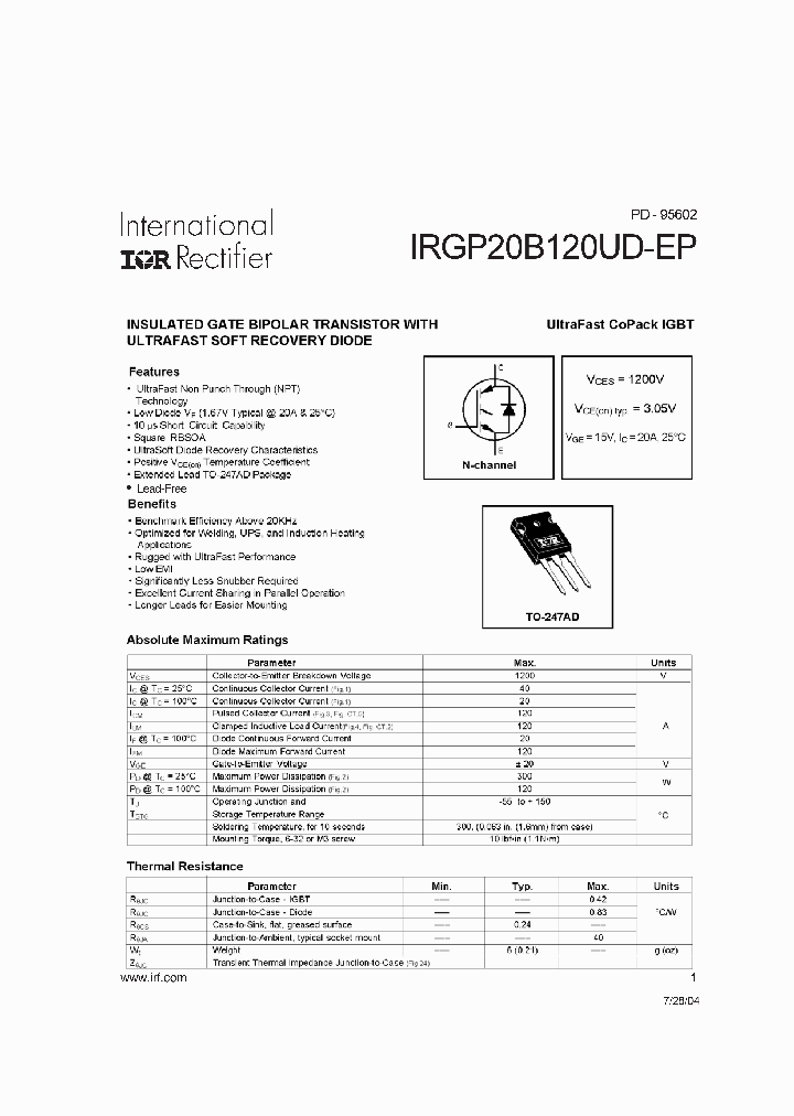 IRGP20B120UD-EP_4187618.PDF Datasheet