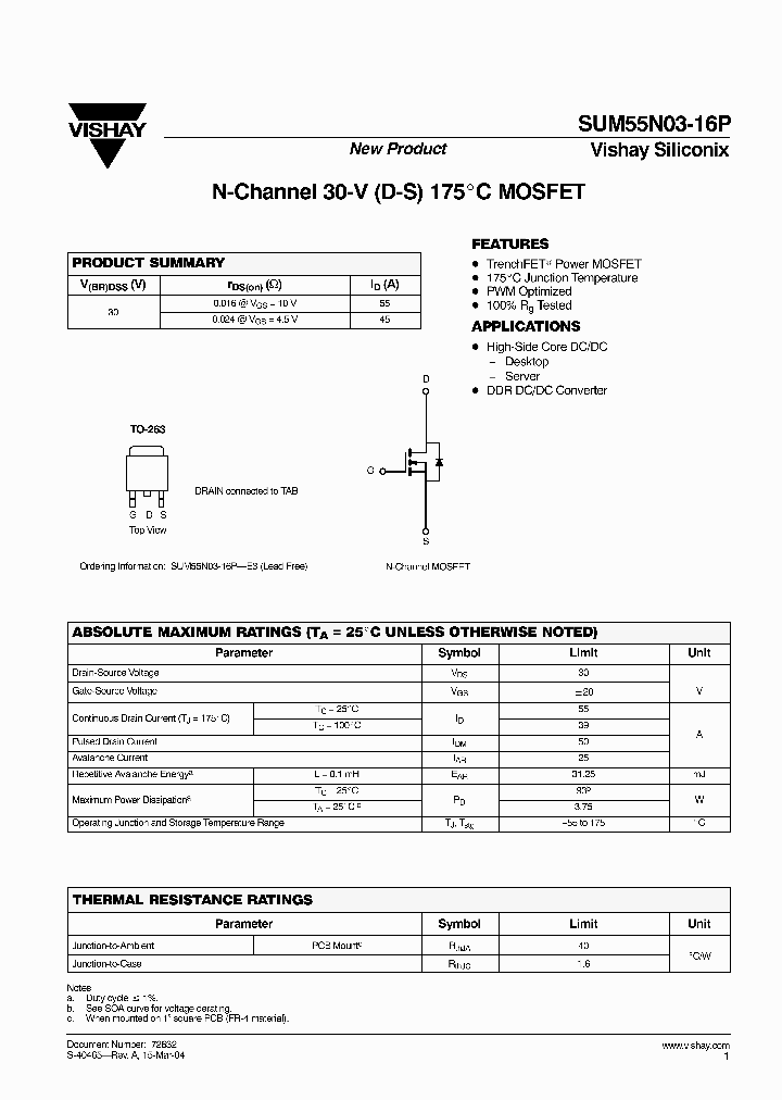 SUM55N03-16P_4207952.PDF Datasheet