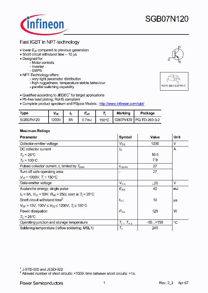 SGB07N120_4275648.PDF Datasheet