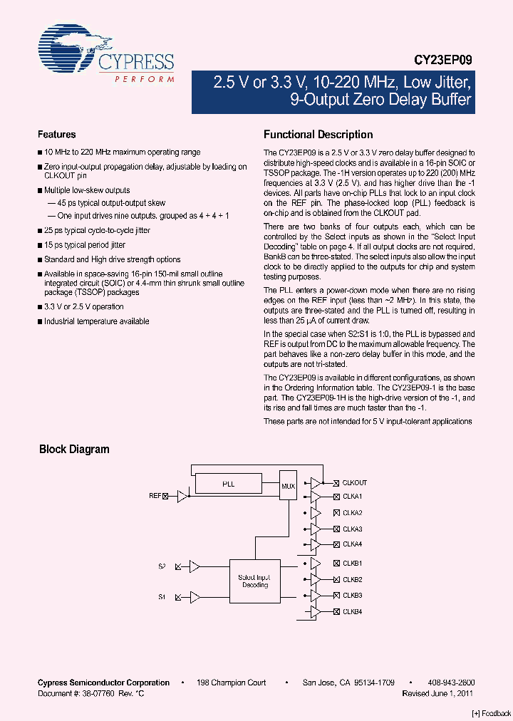 CY23EP09SXI-1T_4291987.PDF Datasheet