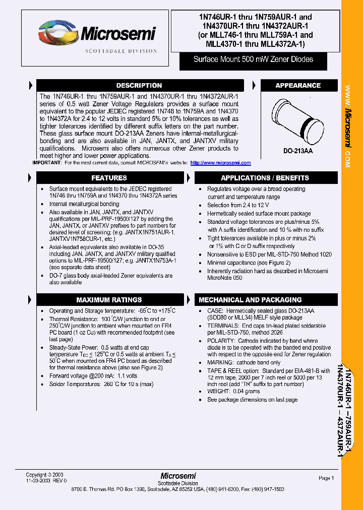 1N757DUR-1_4299321.PDF Datasheet