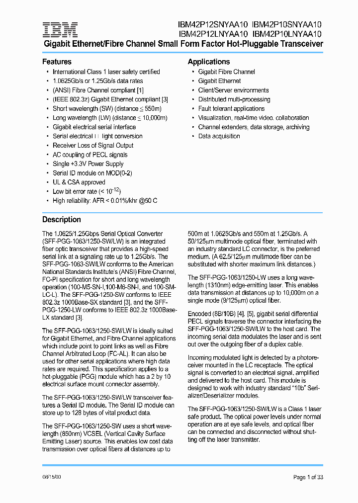 IBM42P10SNYAA10_4303869.PDF Datasheet