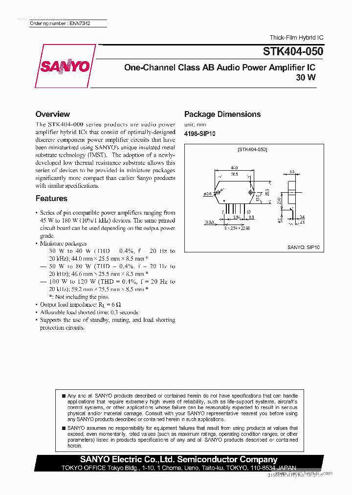 STK404-050_4310906.PDF Datasheet