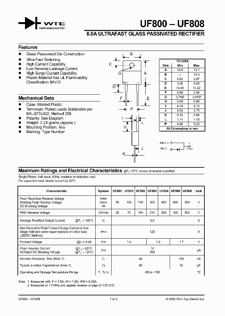 UF800-UF808_4334773.PDF Datasheet