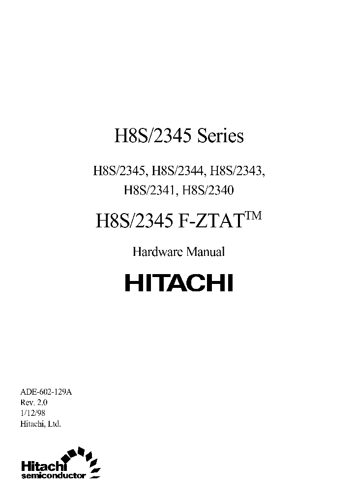 H8S2340_4337502.PDF Datasheet
