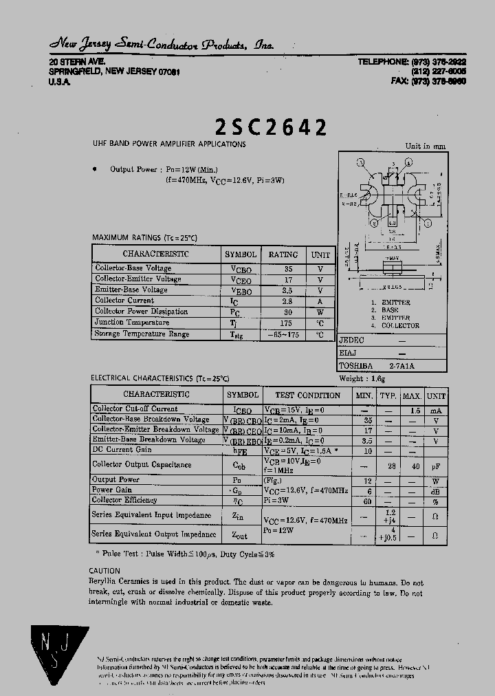 2SC2642_4348025.PDF Datasheet