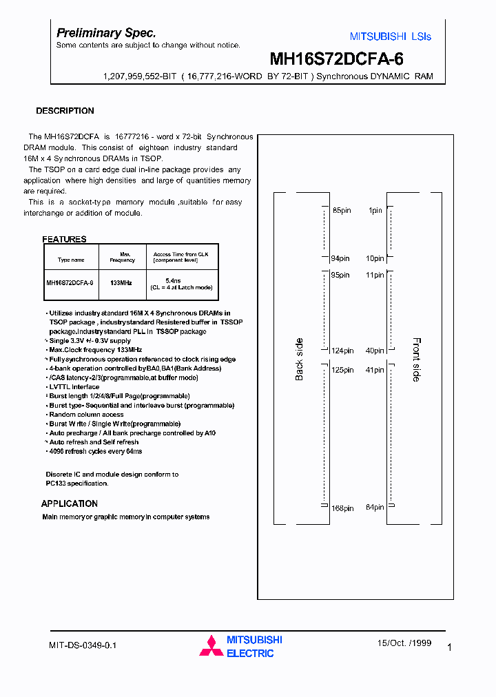 MH16S72DCFA-6_4354705.PDF Datasheet