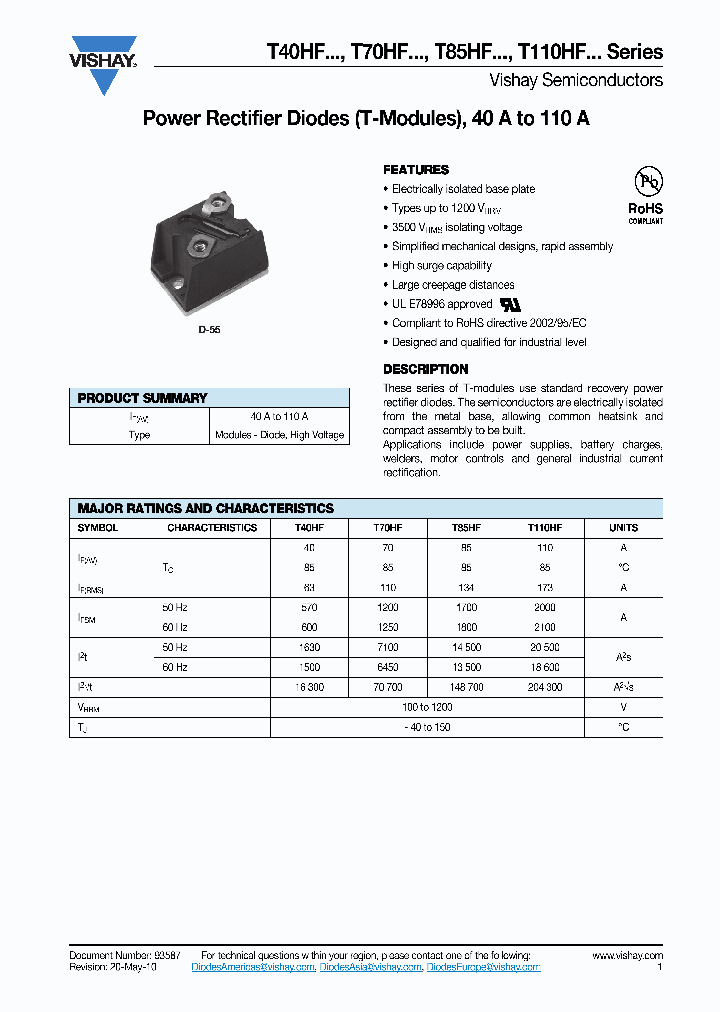 T40HF120_4360231.PDF Datasheet Download --- IC-ON-LINE