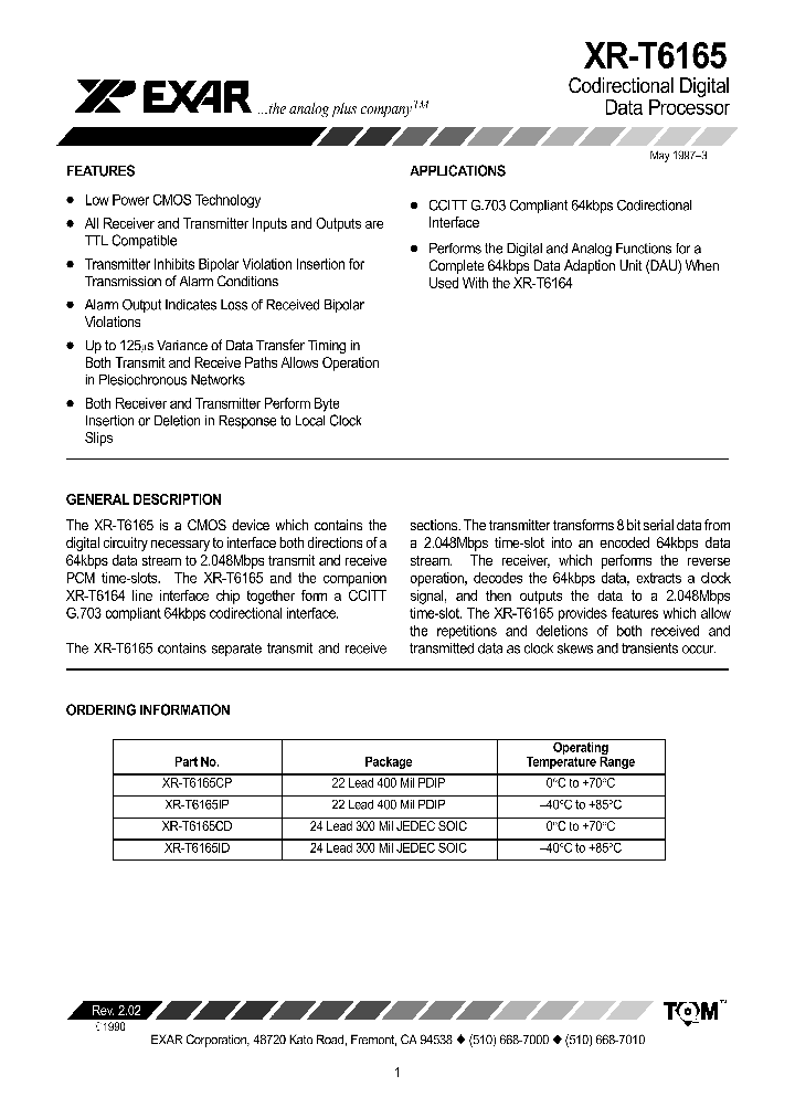 XRT6165_4366383.PDF Datasheet