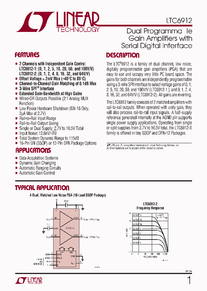 LTC6912CDE-2TR_4367811.PDF Datasheet