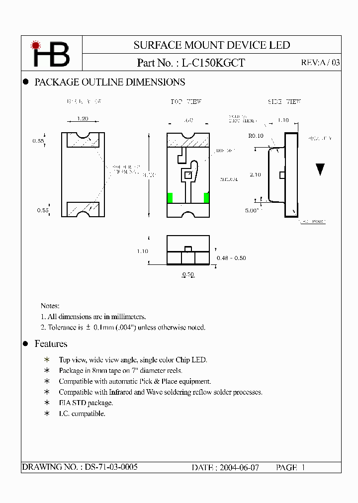 L-C150KGCT_4382215.PDF Datasheet