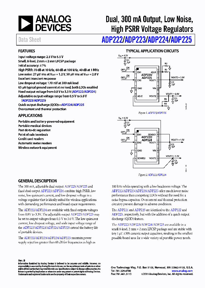 ADP223CP-EVALZ_4388316.PDF Datasheet