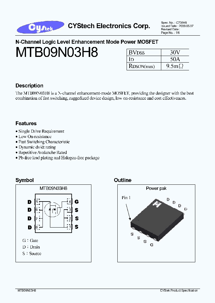 MTB09N03H8_4404599.PDF Datasheet