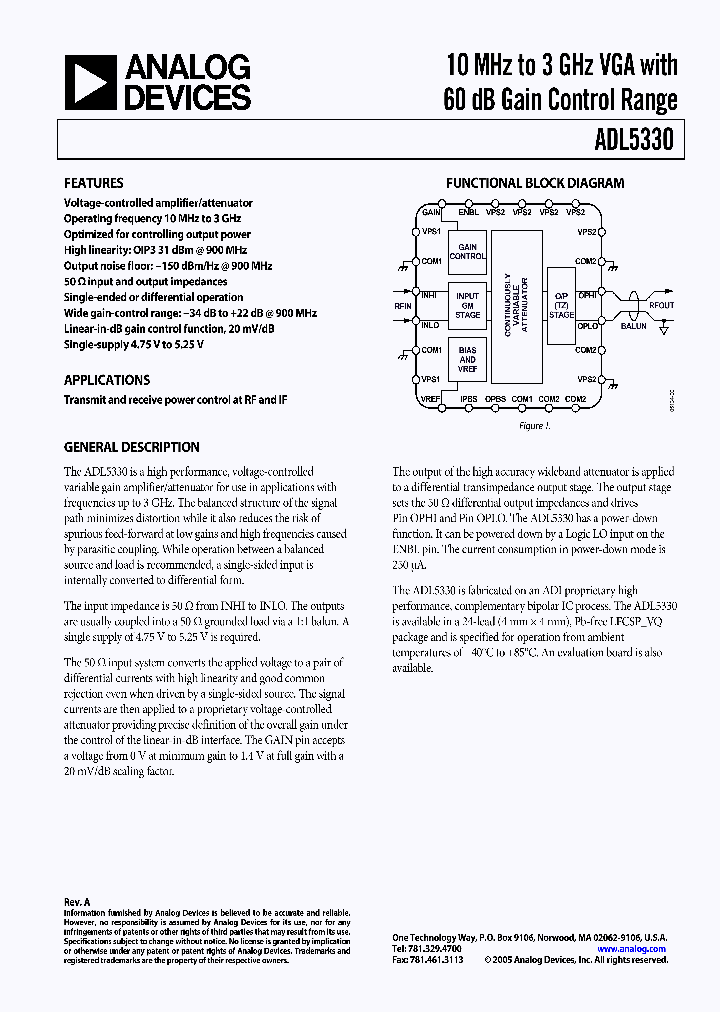 ADL5330ACPZ-R2_4418226.PDF Datasheet