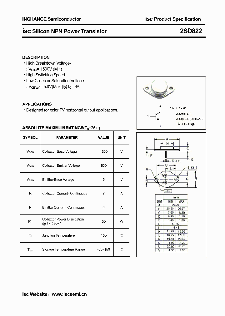 2SD822_4424828.PDF Datasheet