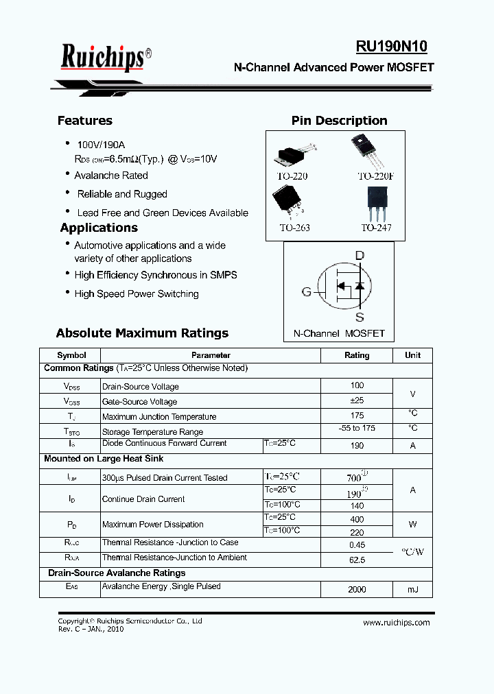 RU190N10Q_4462268.PDF Datasheet