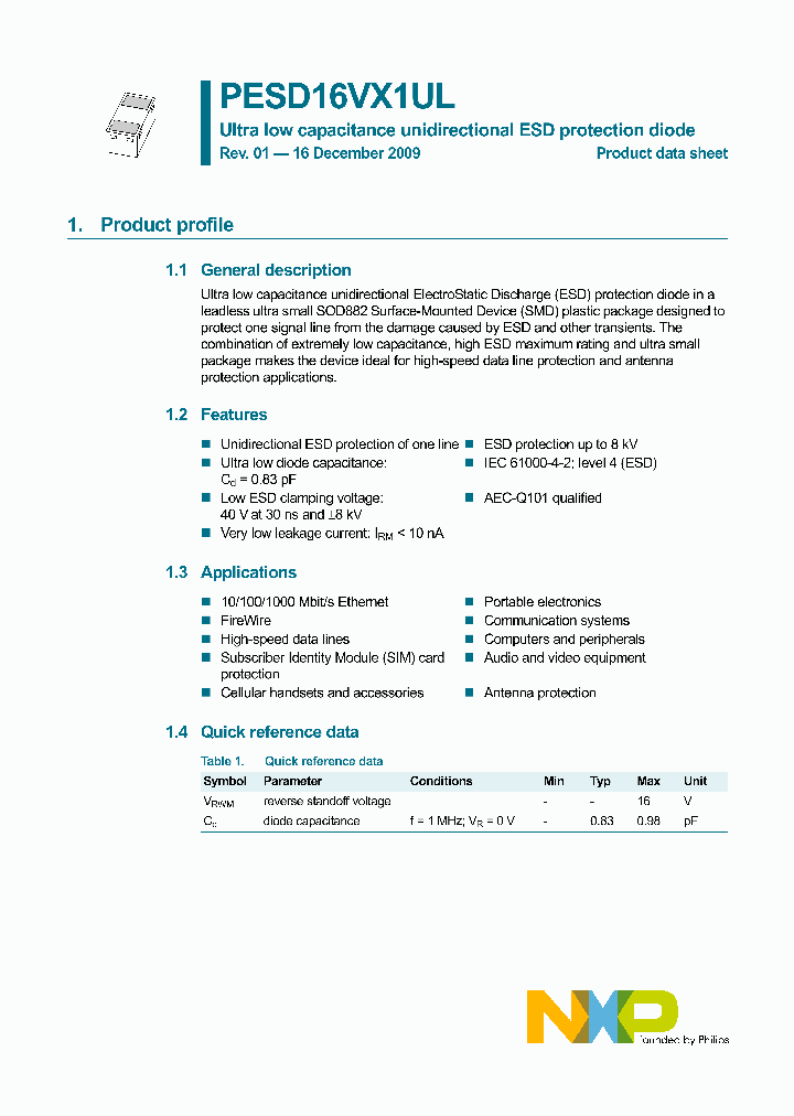 PESD16VX1UL_4467191.PDF Datasheet