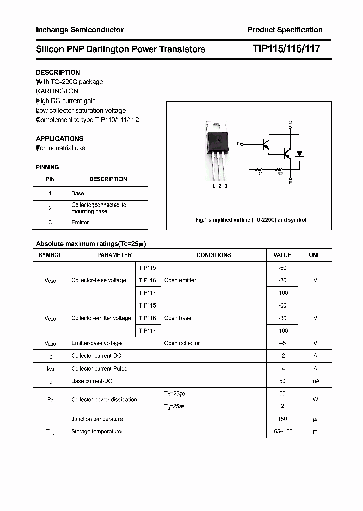 TIP116_4468949.PDF Datasheet