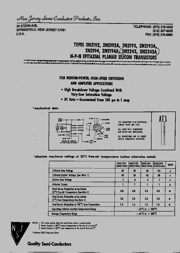 2N2192_4471603.PDF Datasheet