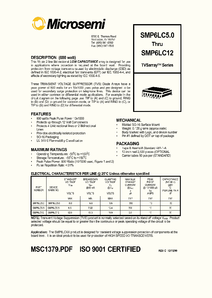 SMP6LC50_4474898.PDF Datasheet