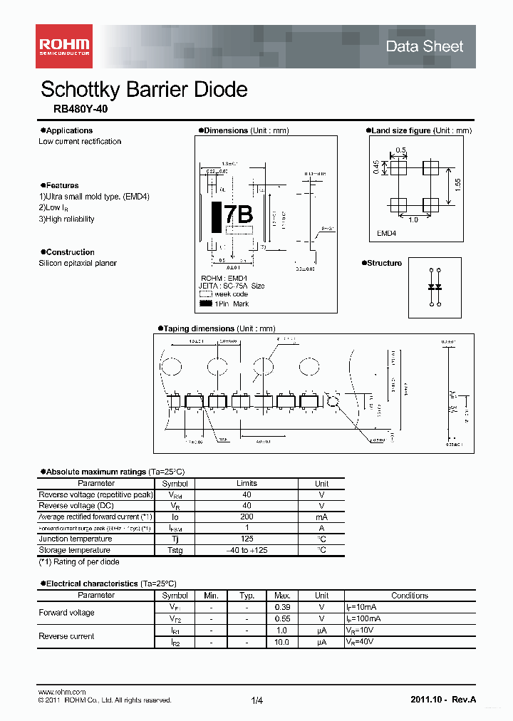 RB480Y-40_4475575.PDF Datasheet
