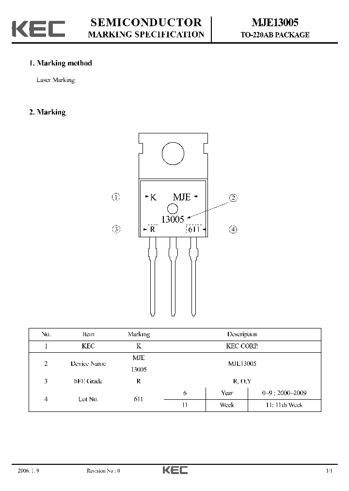 MJE13005_4478318.PDF Datasheet Download --- IC-ON-LINE