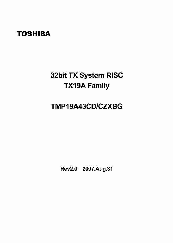 TMP19A43CD_4485227.PDF Datasheet