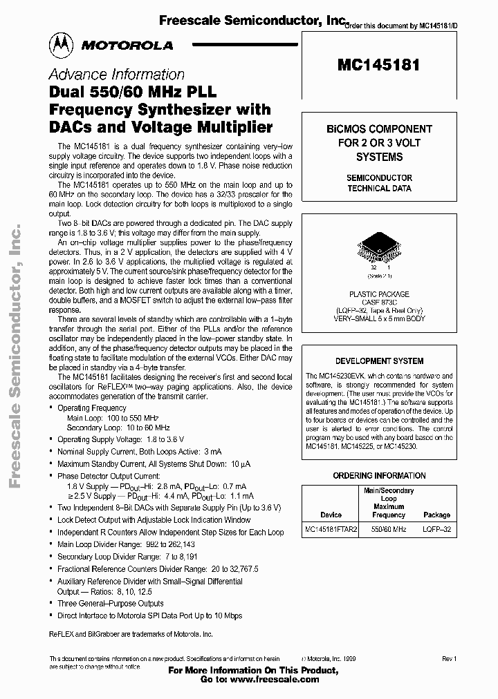 MC145181_4485945.PDF Datasheet