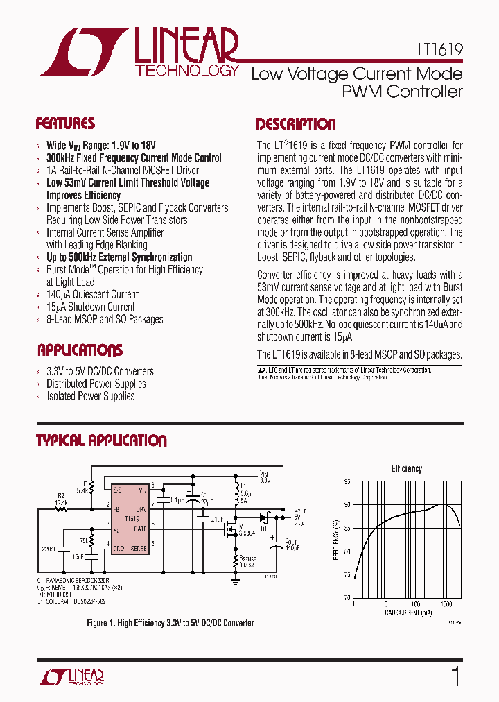 LT1619ES8TRPBF_4489865.PDF Datasheet