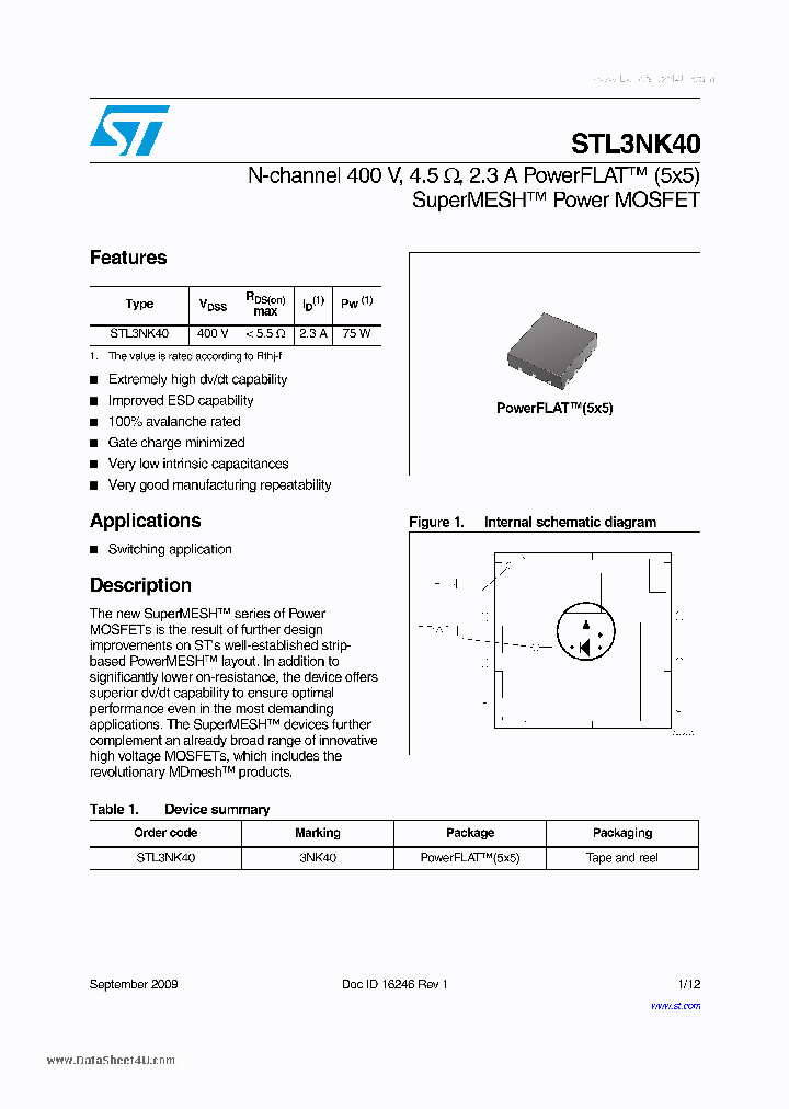 STL3NK40_4503605.PDF Datasheet