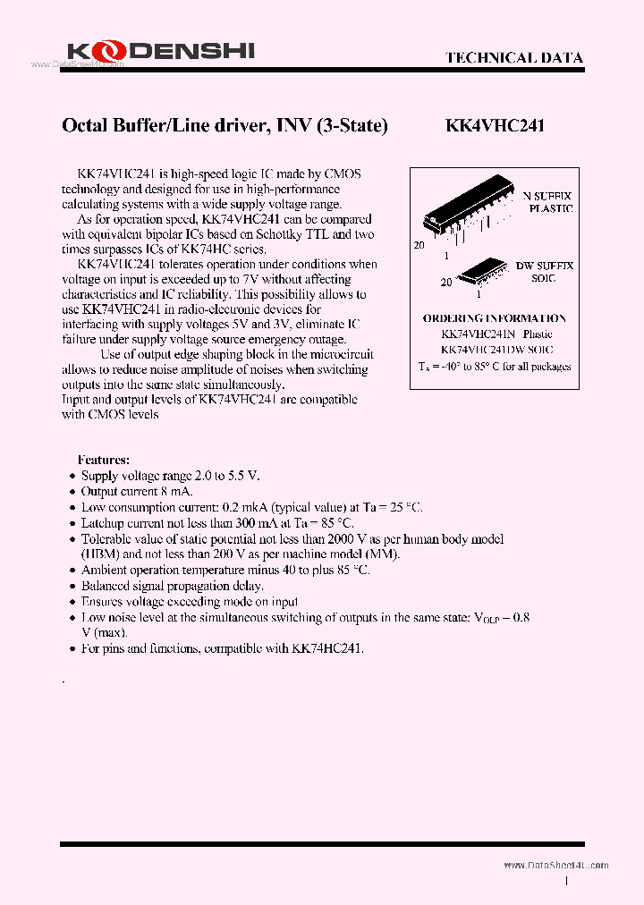 KK4VHC241_4505794.PDF Datasheet