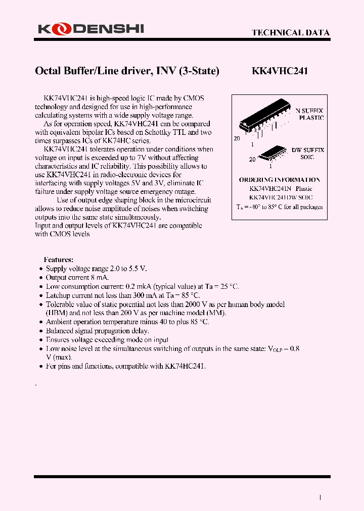 KK4VHC241_4505821.PDF Datasheet