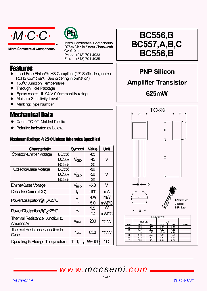 BC557B_4507206.PDF Datasheet