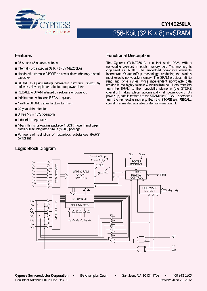 CY14E256LA-SZ25XI_4508374.PDF Datasheet