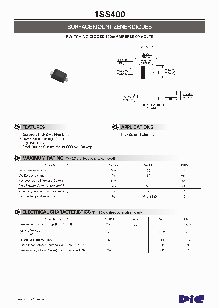 1SS400_4510464.PDF Datasheet