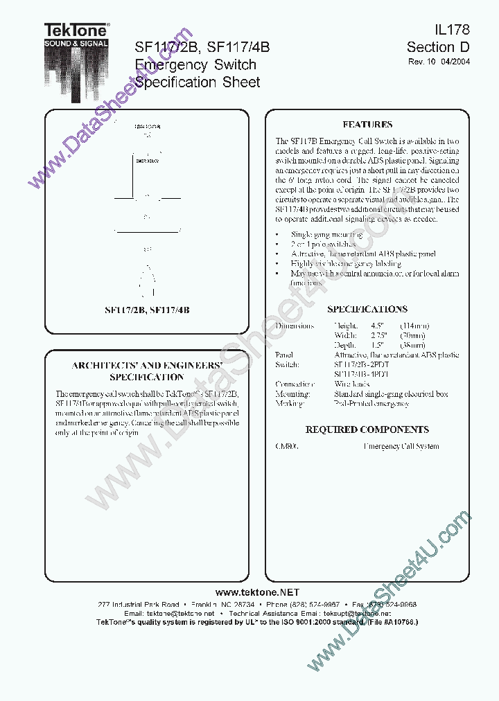 SF117_4516344.PDF Datasheet