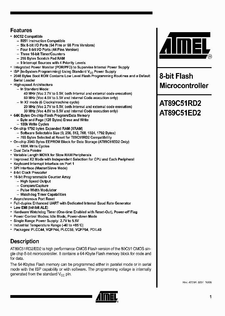 AT89C51ED2-3CSUM_4529052.PDF Datasheet