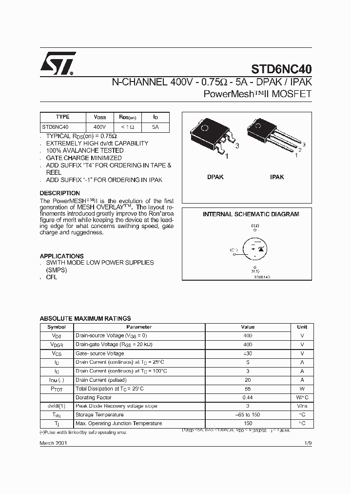 STD6NC40T4_4536114.PDF Datasheet