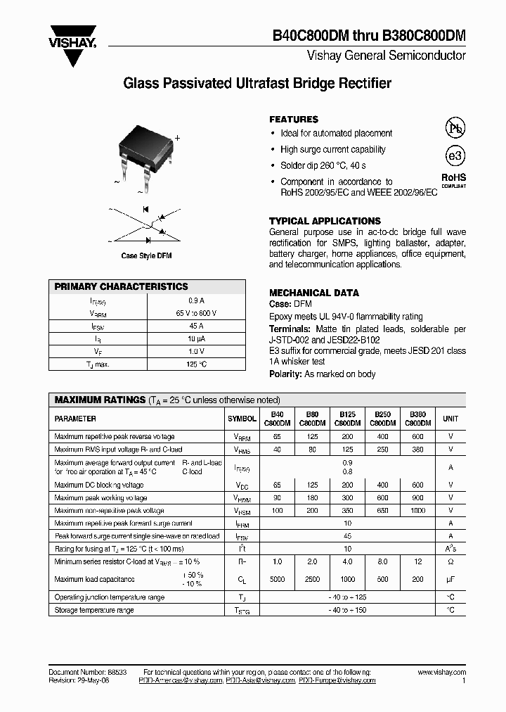 B38C800DM-E3_4540129.PDF Datasheet