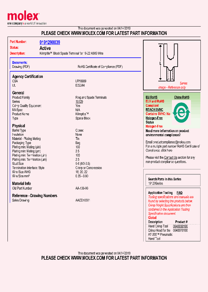 0191290039_4579679.PDF Datasheet