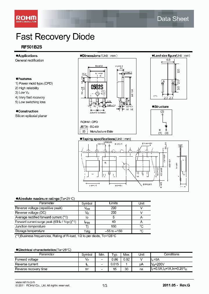 RF501B2S11_4580605.PDF Datasheet