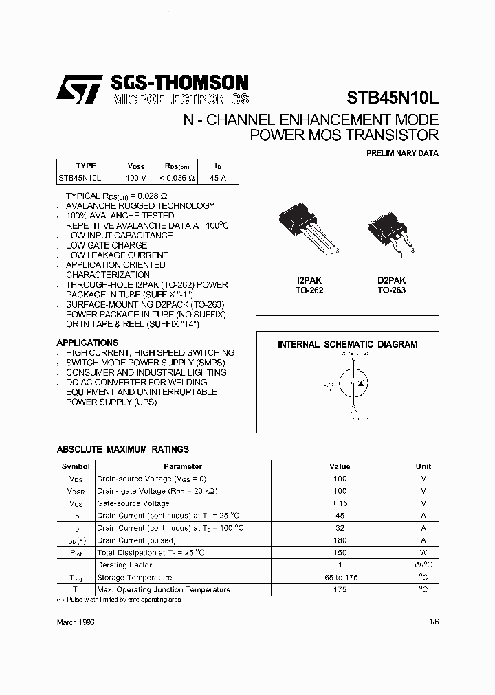 STB45N10L_4583285.PDF Datasheet