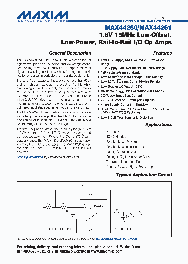 MAX44260V4_4588056.PDF Datasheet