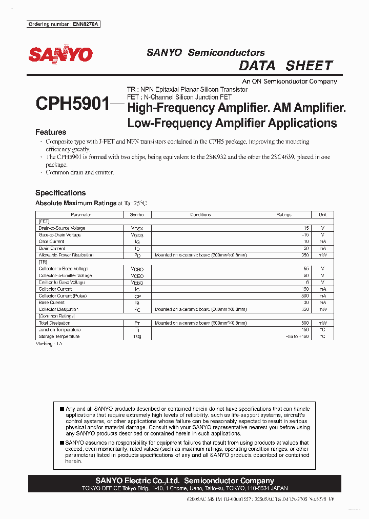 CPH5901_4596489.PDF Datasheet
