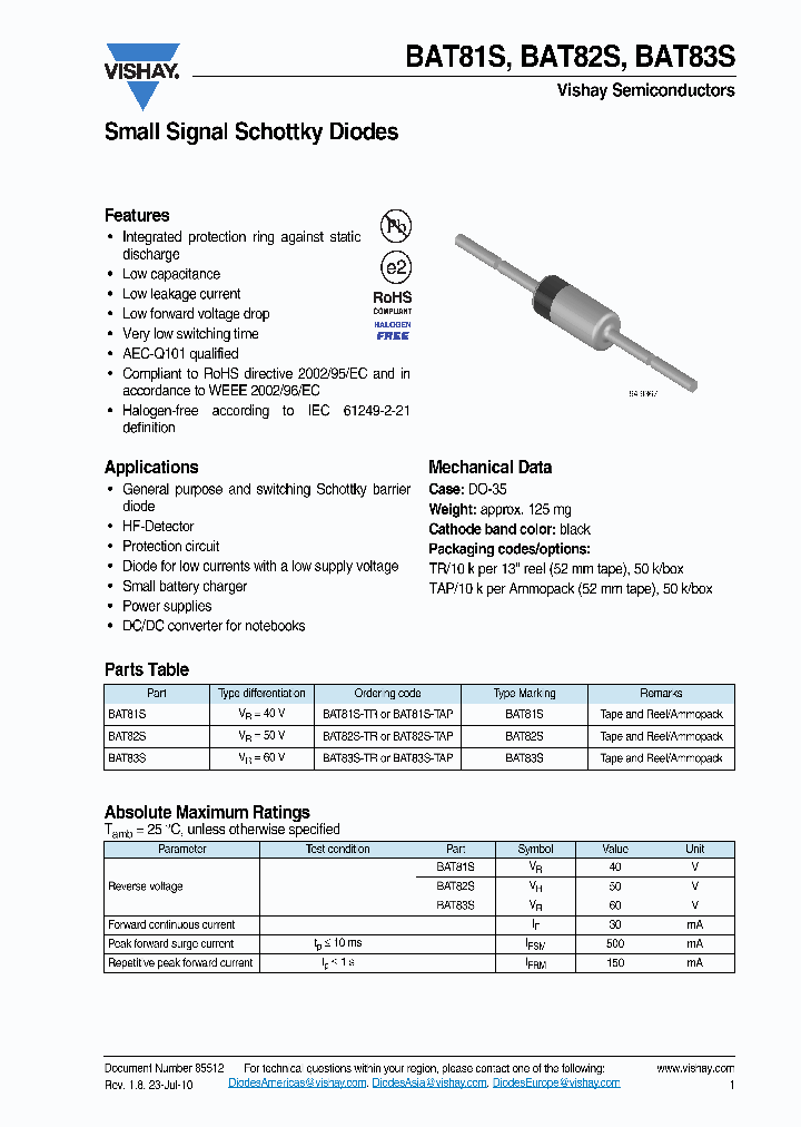 BAT81S12_4607474.PDF Datasheet