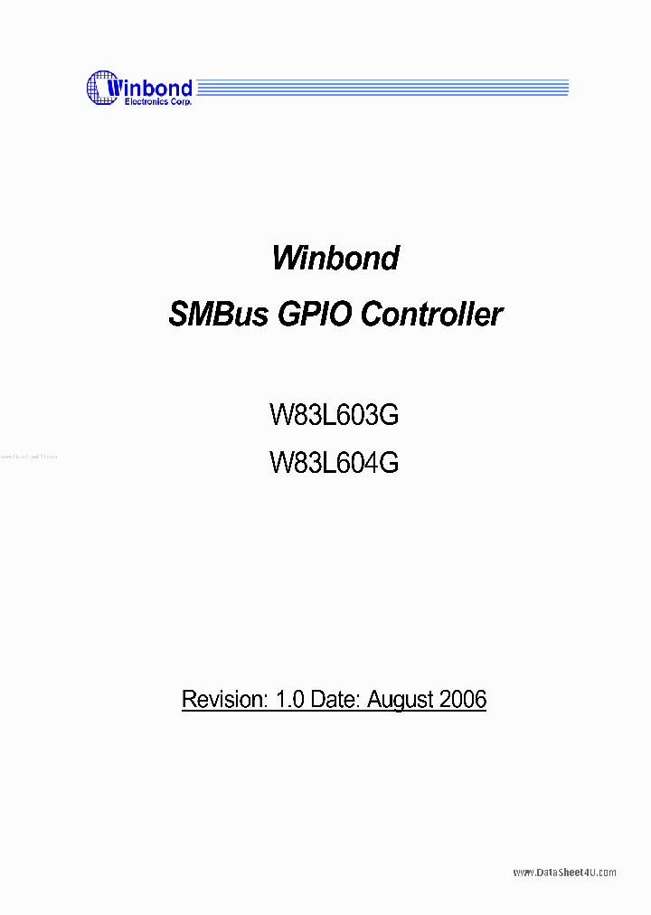 W83L603G_4608714.PDF Datasheet