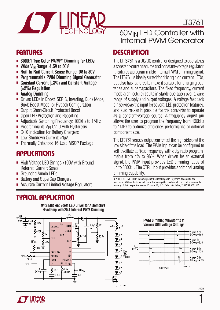 LT3796_4613145.PDF Datasheet Download --- IC-ON-LINE