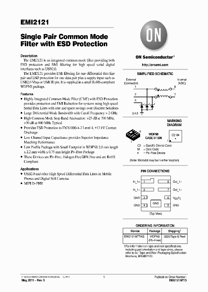 EMI2121MTTAG_4613636.PDF Datasheet