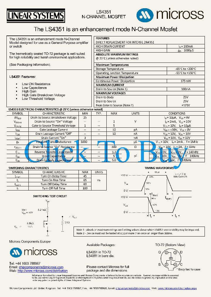 LS4351TO-72_4619834.PDF Datasheet
