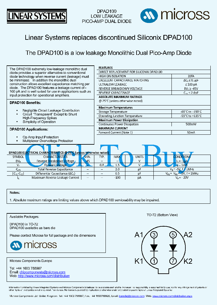 DPAD100TO-72_4619825.PDF Datasheet